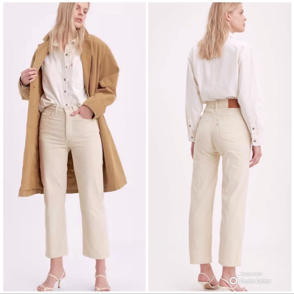 Levi’s Ribcage Straight Ankle Corduroy 25